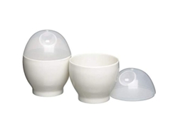 Set De 2 Tazas De Huevo Duro Para Microondas, Práctico Y Nutritivo.