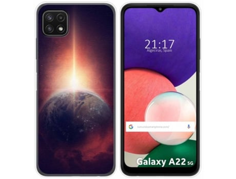Carcasa Samsung Galaxy A22 5G TUMUNDOSMARTPHONE Dibujos Multicolor