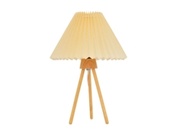 Lámpara De Mesa Plisada Retro Versátil, Lámpara De Lectura Para Mesita De Noche, Luz Nocturna