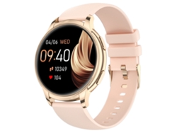Reloj inteligente para mujer con monitorización de frecuencia cardíaca, seguimiento de la salud femenina, contador de pasos, llamadas Bluetooth y monitorización de canales.