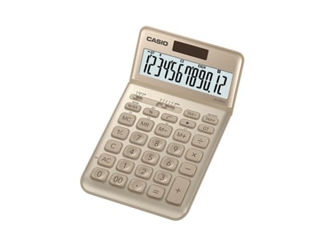 CASIO Jw-200Sc-Gd Calculadora de Oro de Plástico 18.3 X 10.9 X 1 Cm