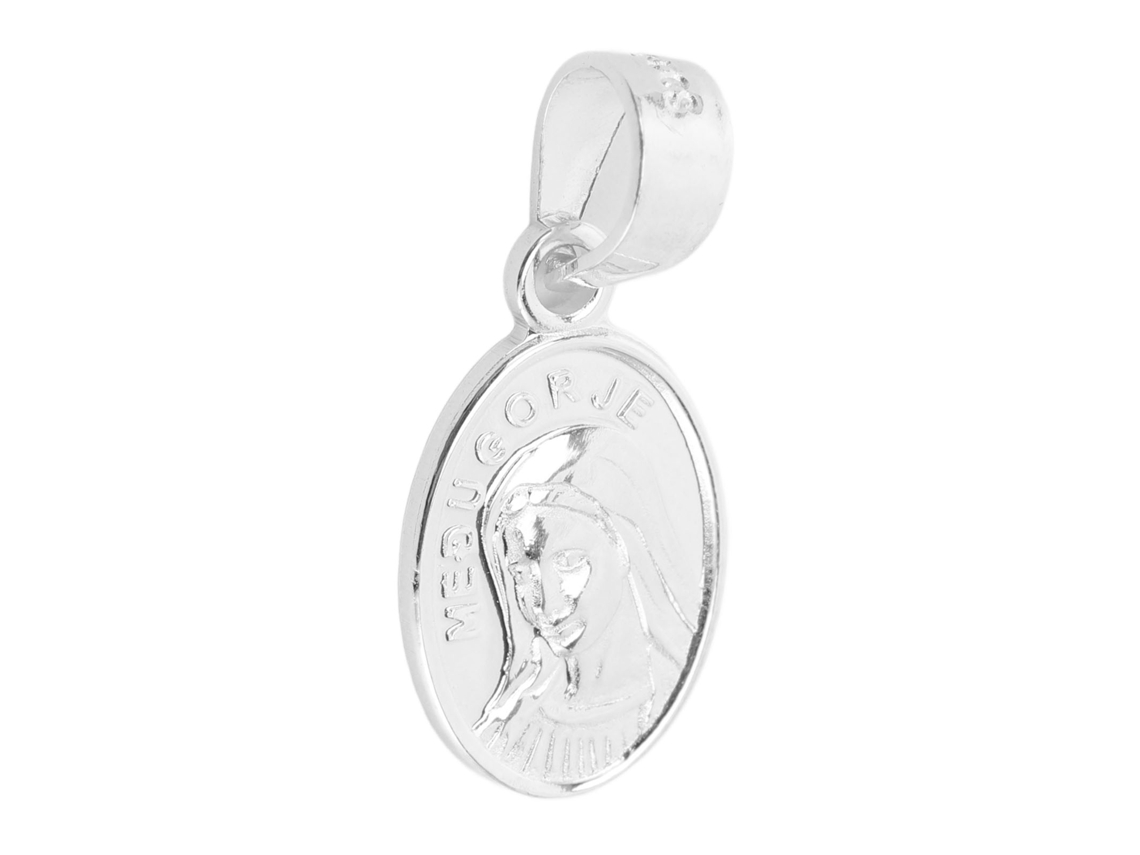 Medalla Milagrosa En Plata De Ley 925, Colgante De Nuestra Señora, Collar Religioso, Regalo
