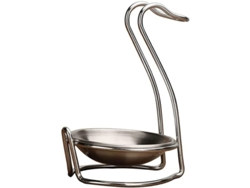 Soporte Vertical Para Cucharas De Sopa Con Forma De Cisne De Acero Inoxidable Para Mesa Y Cocina.