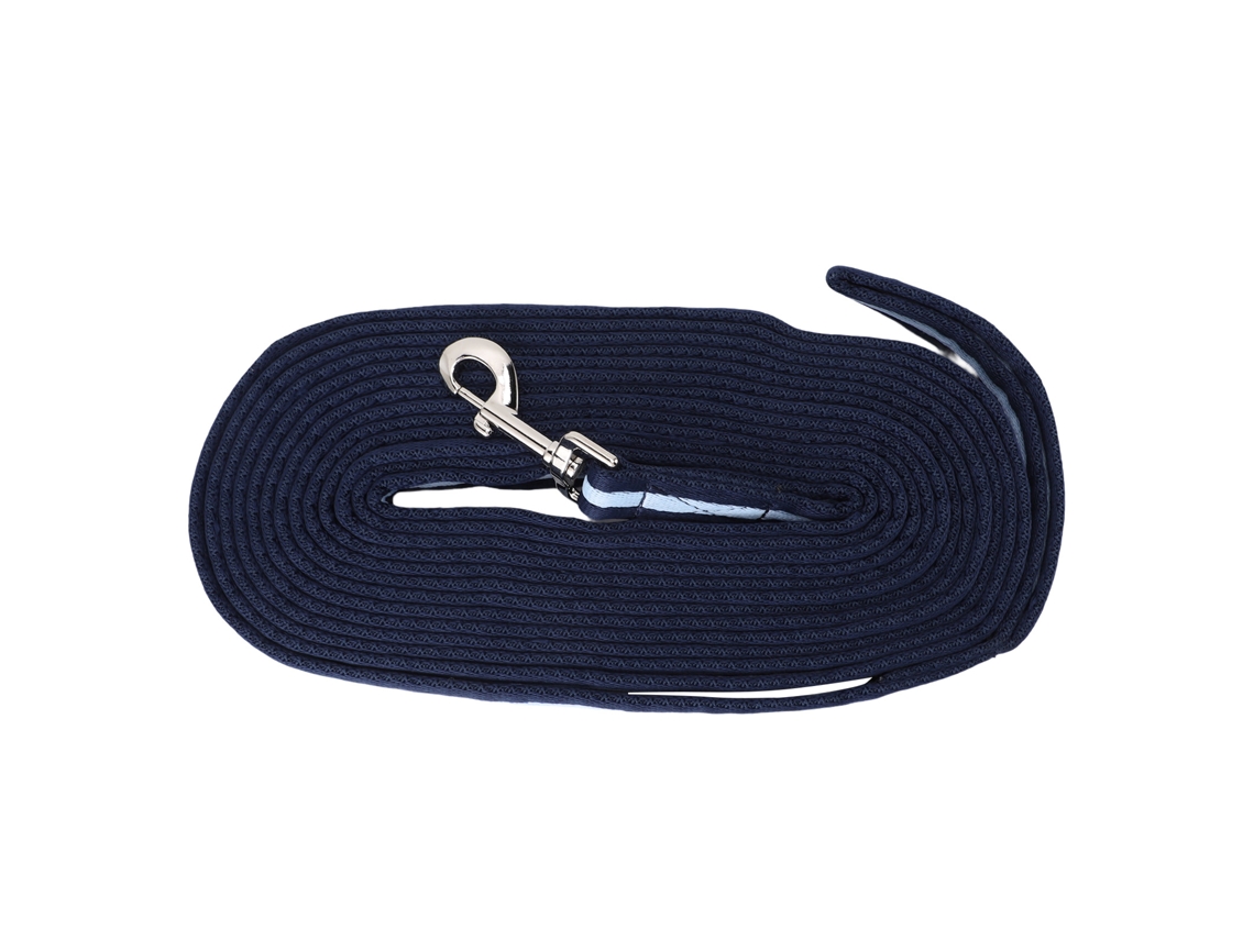 2026-cuerda De Entrenamiento Para Caballos Azul Marino 26.2ft Poliéster Acero Inoxidable Reata De Caballo Para Guiar Y Montar