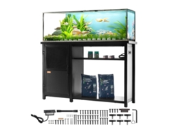VEVOR Soporte para Acuario Carga de 284 kg MDF Acero Tomacorriente Integrado