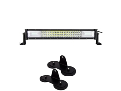 Barra de luz LED, tecnología 7D, soporte magnético, 22 pulgadas, 270 W, inalámbrica, OEM