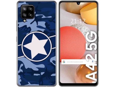Carcasa Samsung Galaxy A42 5G TUMUNDOSMARTPHONE Camuflaje 03 Multicolor