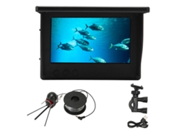 Cámara de pesca subacuática TN HD de 4,3 pulgadas con clasificación IP68, 12 luces y detector de peces.