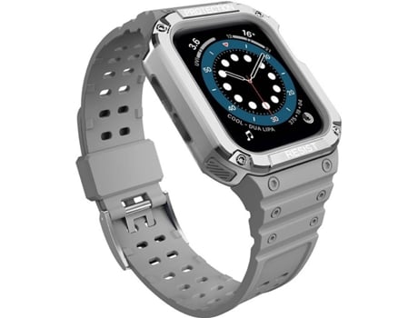 Funda Apple Watch Series 7/6/5/4/3/2/Se (41/40/38 mm) LMOBILE (Gris)