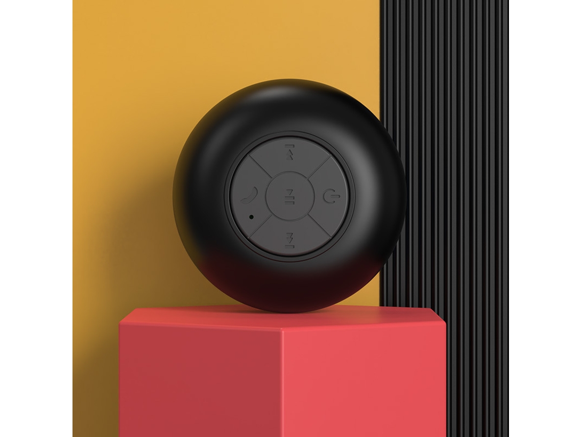 MAIR Altavoz Bluetooth de baño impermeable con ventosa grande