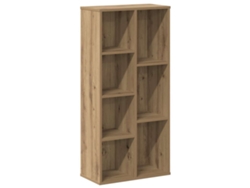 Maison Exclusive - Estantería De Madera De Ingeniería Roble Artesano 50x25x105 Cm