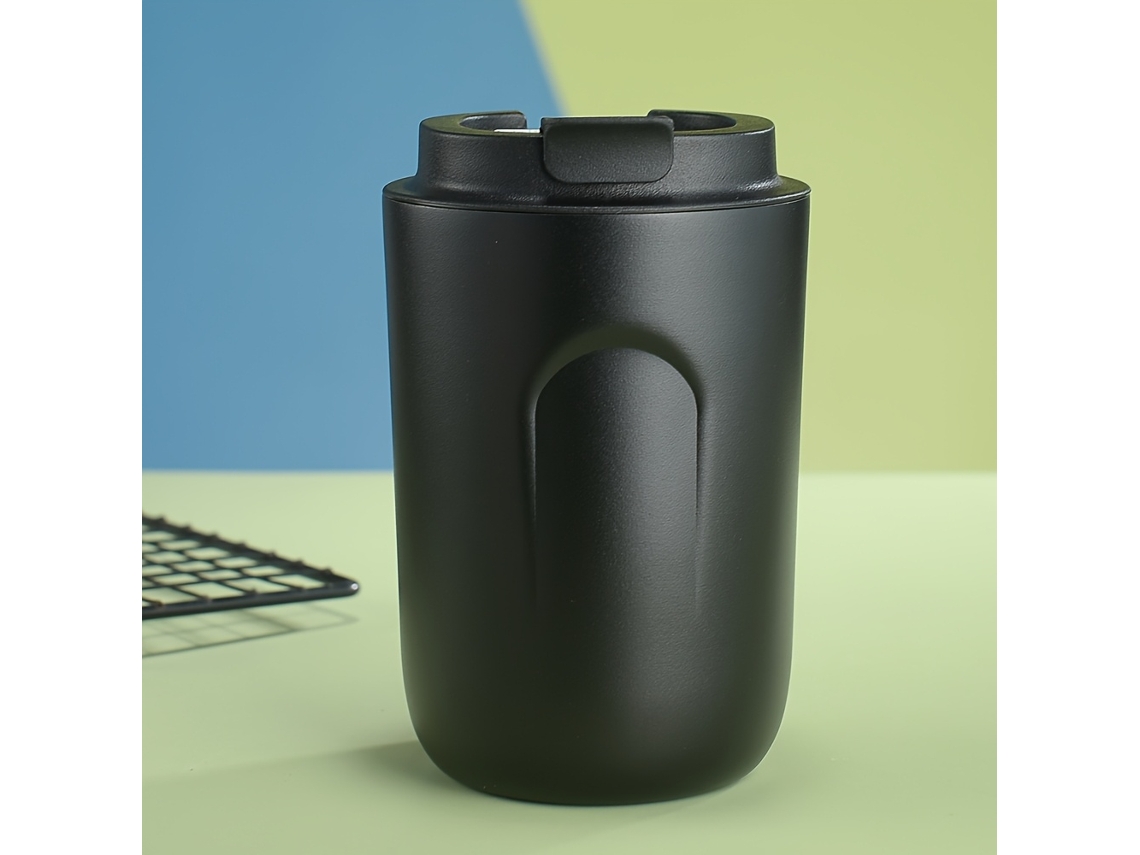 Taza Portátil Para Coche | Taza De Café, Regalo Elegante, Duradera Y Antideslizante, Acabado Mate, Recargable, Compacta, Para El Hogar, Los