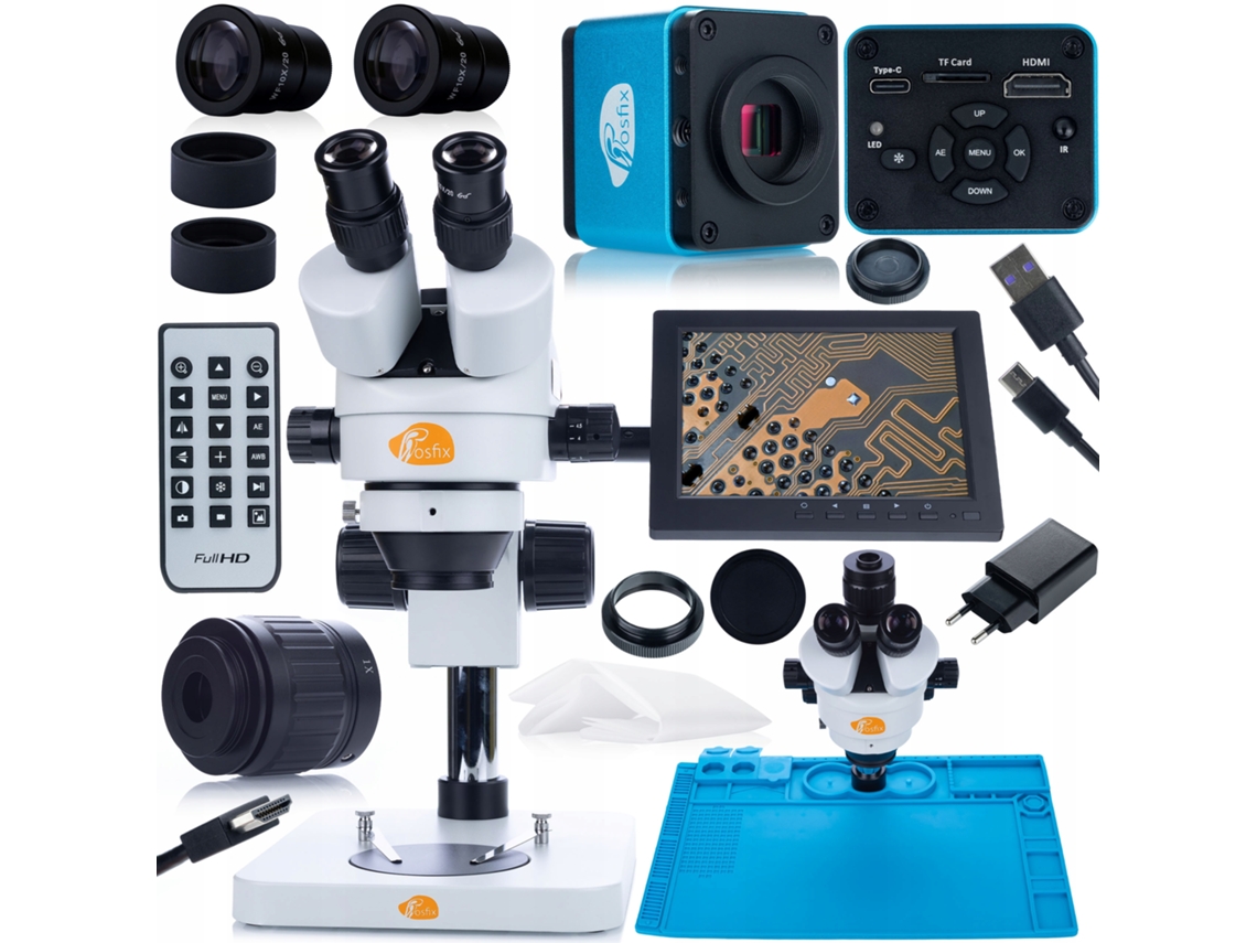 Microscopio Mercury Pro – Cámara de 8,29 MP, pantalla de 8 pulgadas | Alta precisión | Uso profesional