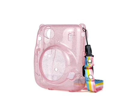 Bolsa SLOWMOOSE para Cámara Mini Instax de Cuero Pu con Correa de Hombro (Rosa)