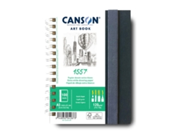 Bloc de Dibujo CANSON Vertical Art Book 1557 100 Páginas A5 Papel 120 g Blanco Brillante
