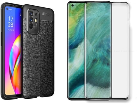 Funda y Protector Oppo Find X3 Neo Rugged Leather Negro