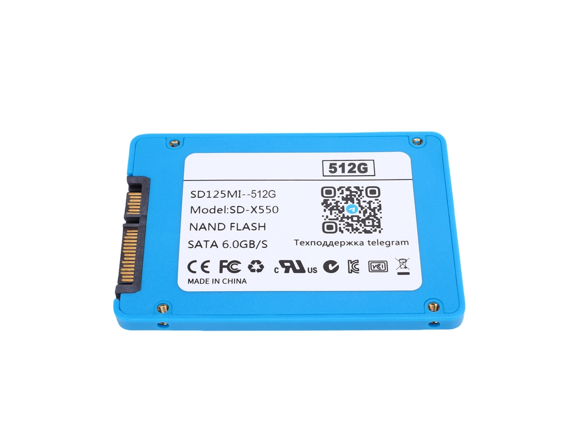 Unidad De Estado Sólido Interna Blue De 2.5 Pulgadas Sata Iii 6gb/s 550mb/s 512g Para Pc Portátil