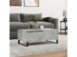 Mesa de centro HARLANV1 con detalles en madera de color gris cemento (90x50x36,5 cm)