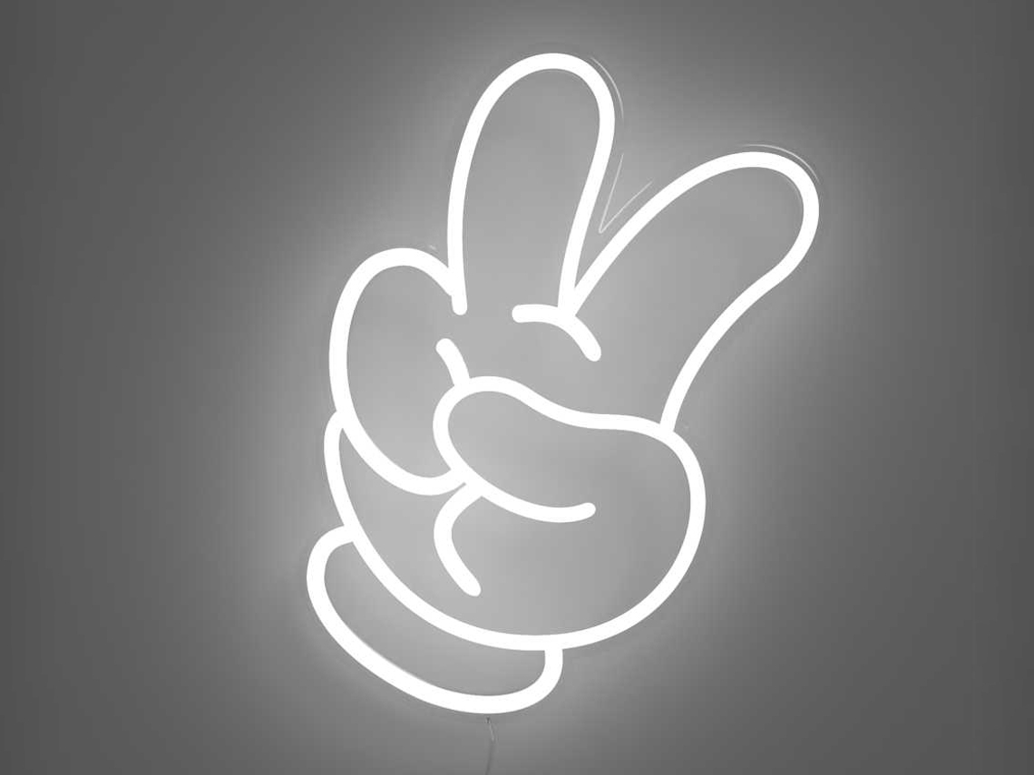 PAINEL YELLOWPOP DISNEY GLOVE PEACE