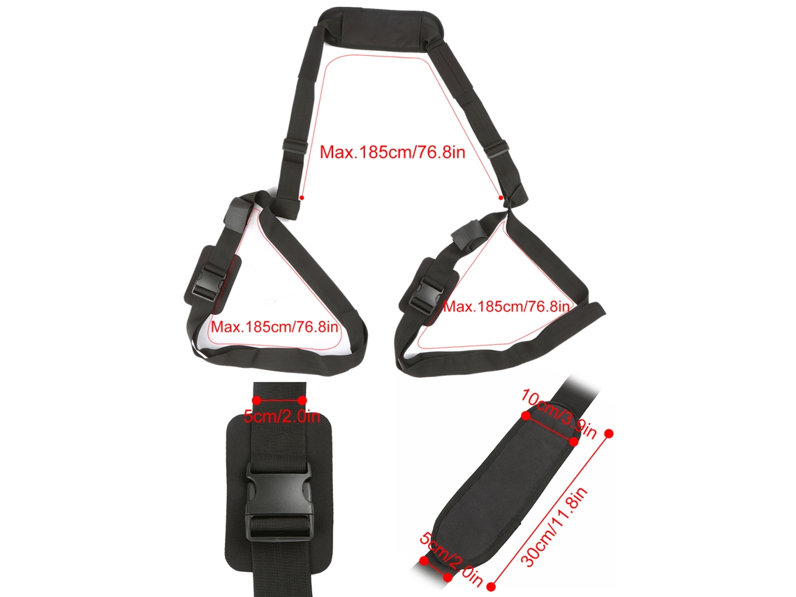 Cinturón De Transporte Ajustable Para Tabla De Paddle Surf (sup) Con Almohadilla Para Longboard, Tabla De Surf Y Kayak.