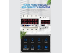 Protector De Reconexión Automática Con Pantalla Lcd, Protección Contra Sobretensión, Protección Contra Subtensión Y Limitación De Corriente.