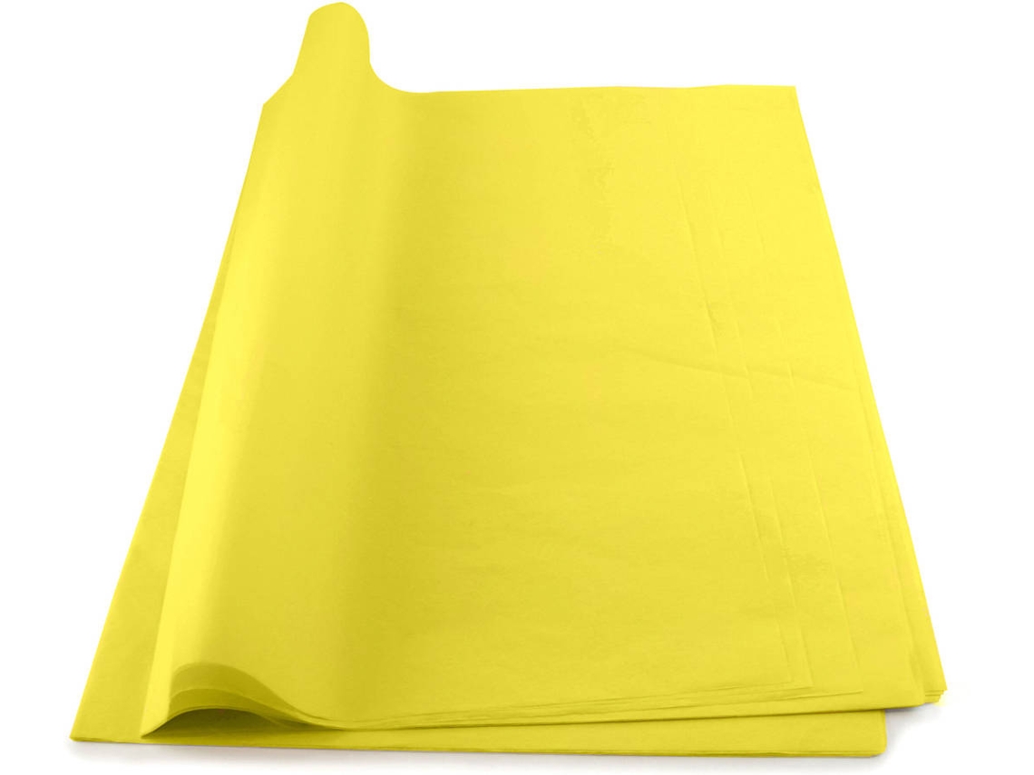 Papel Seda WEROLA (Amarillo - 50 x 70 cm 26 Unidades)