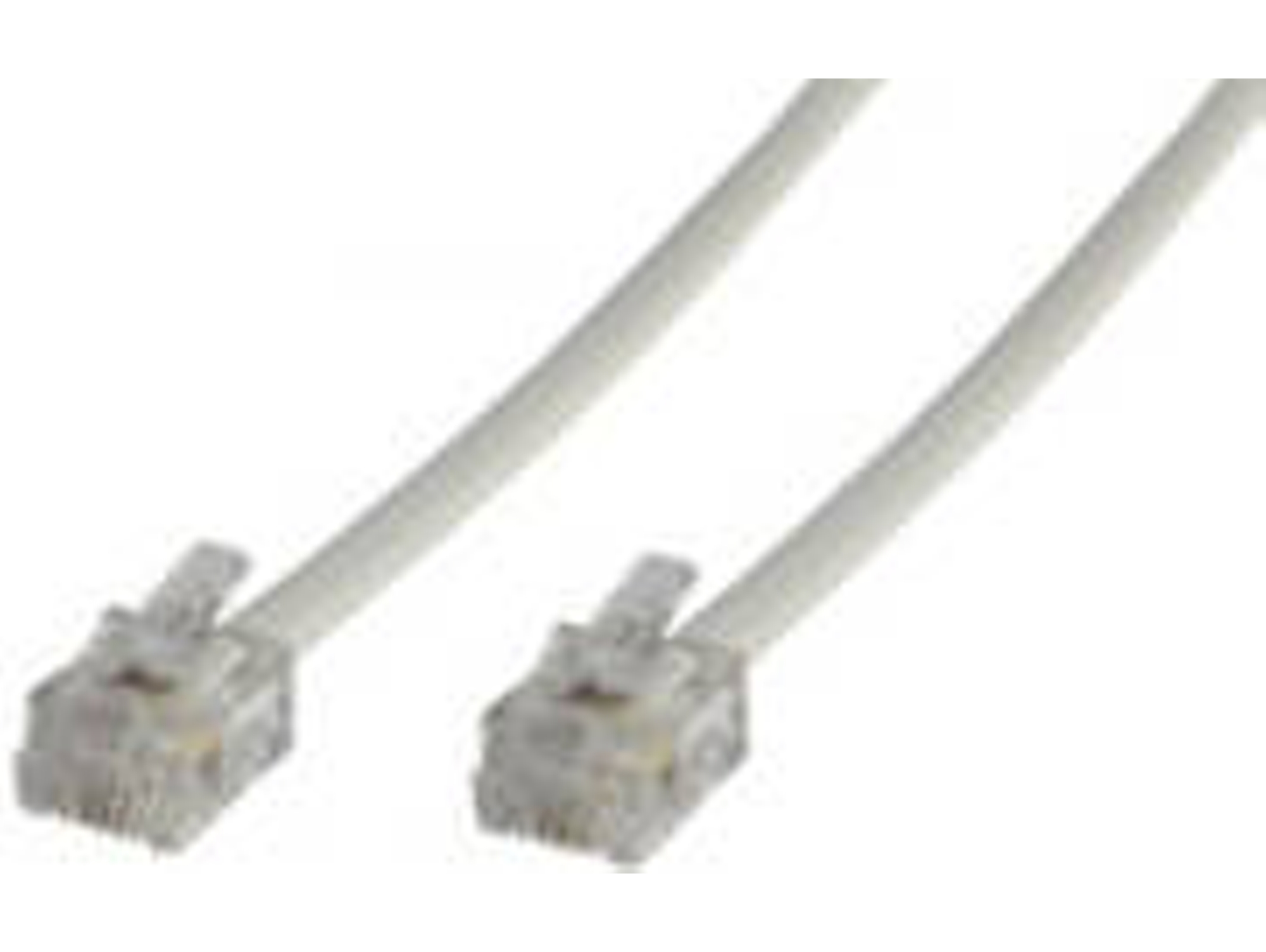 Cable telefónico MICROCONNECT RJ12/RJ12 5m