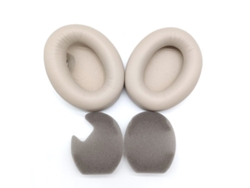 Almohadillas Para Auriculares Sony Wh-1000xm4 (un Par), Tejido De Piel Proteínica. Color Dorado Czhhmart.