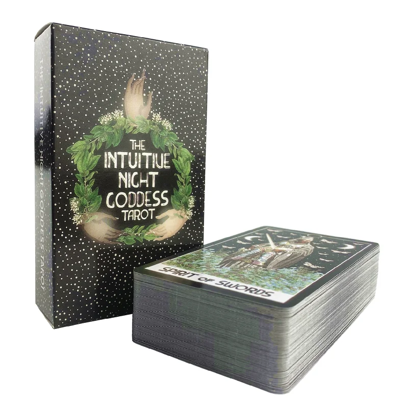 Juego De Cartas De Tarot Intuition Night Goddess: Juego De Mesa De Alta Calidad, Adivinación Divertida, Apto Para Principiantes.