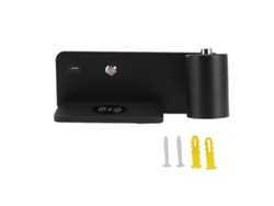 Rebe-lámpara De Pared Led Con Usb Y Carga Inalámbrica Para Sala Y Dormitorio 85‑265v Negro Derecho
