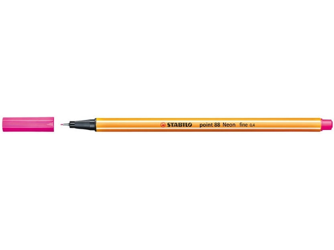 Bolígrafo Fineliner STABILO point 88 Neon
