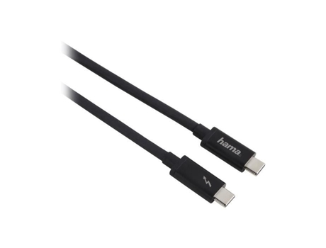 Cable de Usb HAMA-C M Usb 3.1 Gen 2 Thunderbolt 3 Displayport 5A 50Cm Fonte Alimentação Usb 5A 100…
