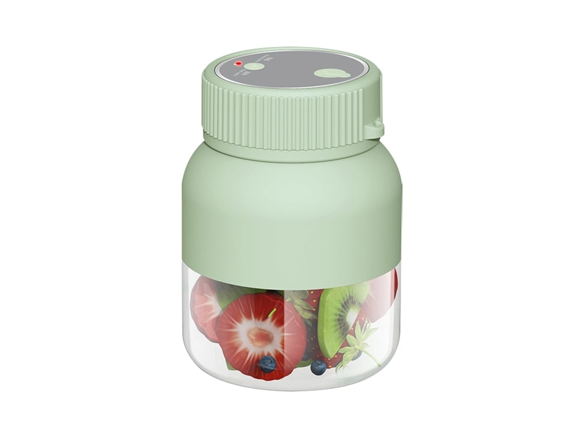 Exprimidor Portátil De Gran Capacidad 800ml Con Verde Paja Veanxin