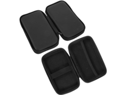 Estuche organizador de tampones de 2 piezas, negro, bolsa de almacenamiento portátil, Mater Gokoco