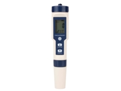 Medidor De Ph 5 Em 1 Função Testador De Qualidade Da Água Medidor De Salinidade Tester Temperatura Ph Tds Ec