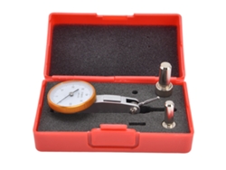 Indicador De Cuadrante De Alta Precisión De 0-0,8 Mm Con Soporte De Acero Para Usos Industriales Y De Calibración.
