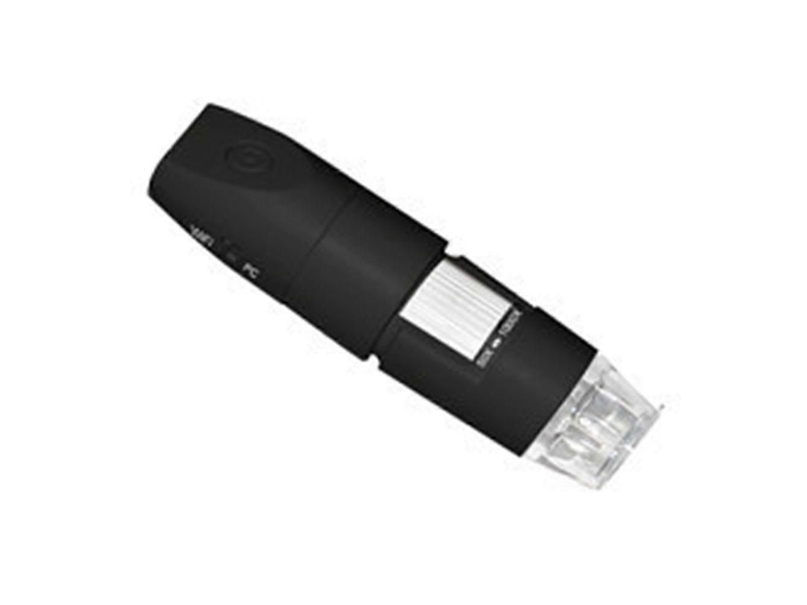 Microscopio digital inalámbrico 50x-1000x Wifi USB portátil para monedas con 8 LEDs Negro