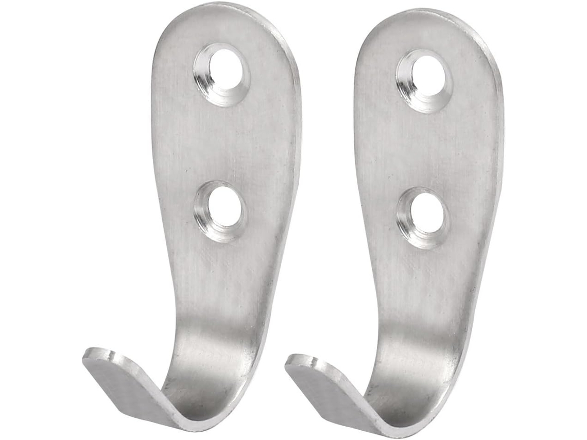 Perchero De Pared De Acero Inoxidable Con Un Solo Gancho