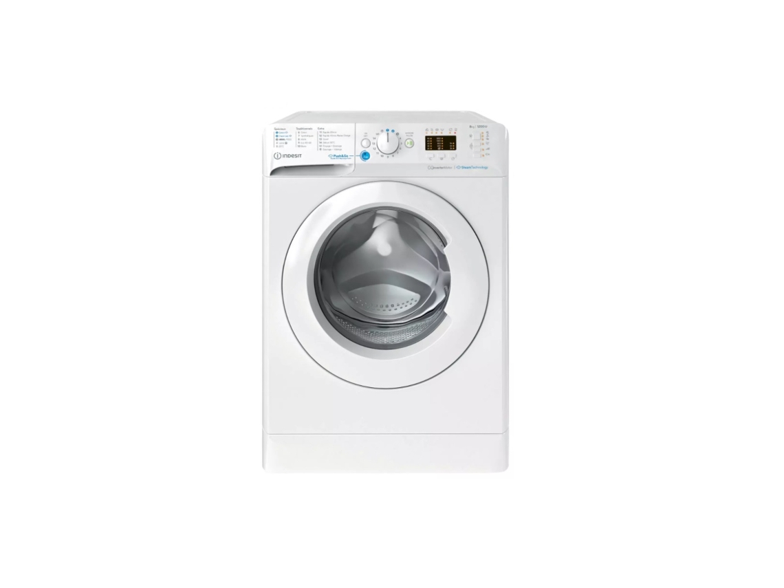 Lavadora ojo de buey 8kg 1200 rpm BWA81295XWVFR - INDESIT
