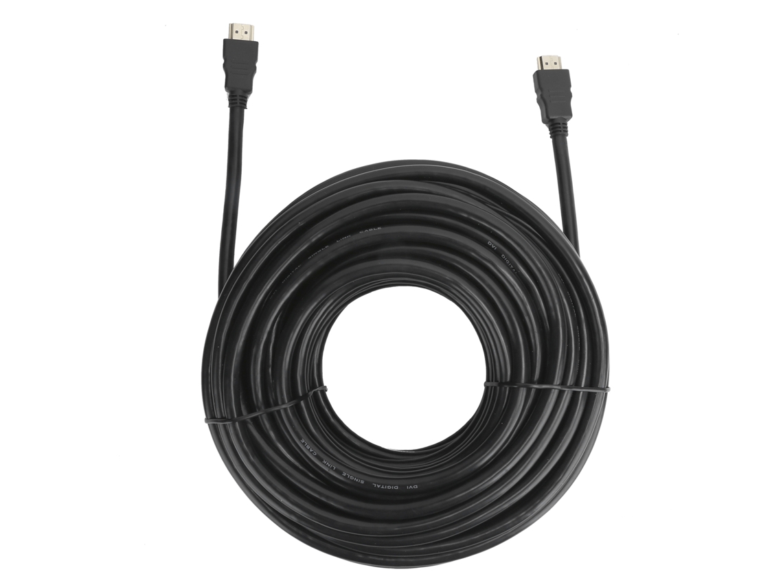 Cable Hdmi De Conductor De Cobre, Carcasa De Hierro, Am A Am, Versión Simplificada 1.4, Negro, 20m