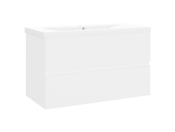 Mueble con lavabo VIDAXL Blanco Madera contrachapada