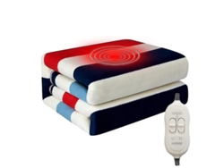 Manta Eléctrica De 220 V, 150 X 180 Cm, Doble Control, 6 Horas De Calentamiento, Enchufe Ue/ru/au, Ideal Para El Invierno.
