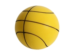 Balón De Baloncesto Silencioso De 21/24 Cm Para Entrenamiento En Interiores, Elástico, Sin Recubrimiento, Para Niños A Partir De 12 Meses.