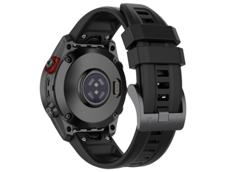 Correa de Silicona liberación rápida para Garmin Fenix 7/Epix Gen2/Descent G1/COROS VERTIX - negro