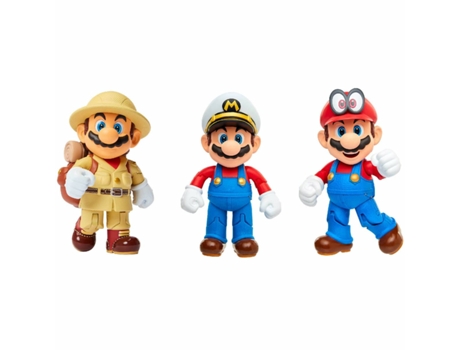 Super Mario Mario Odyssey Multi-Pack Figuras 10cm