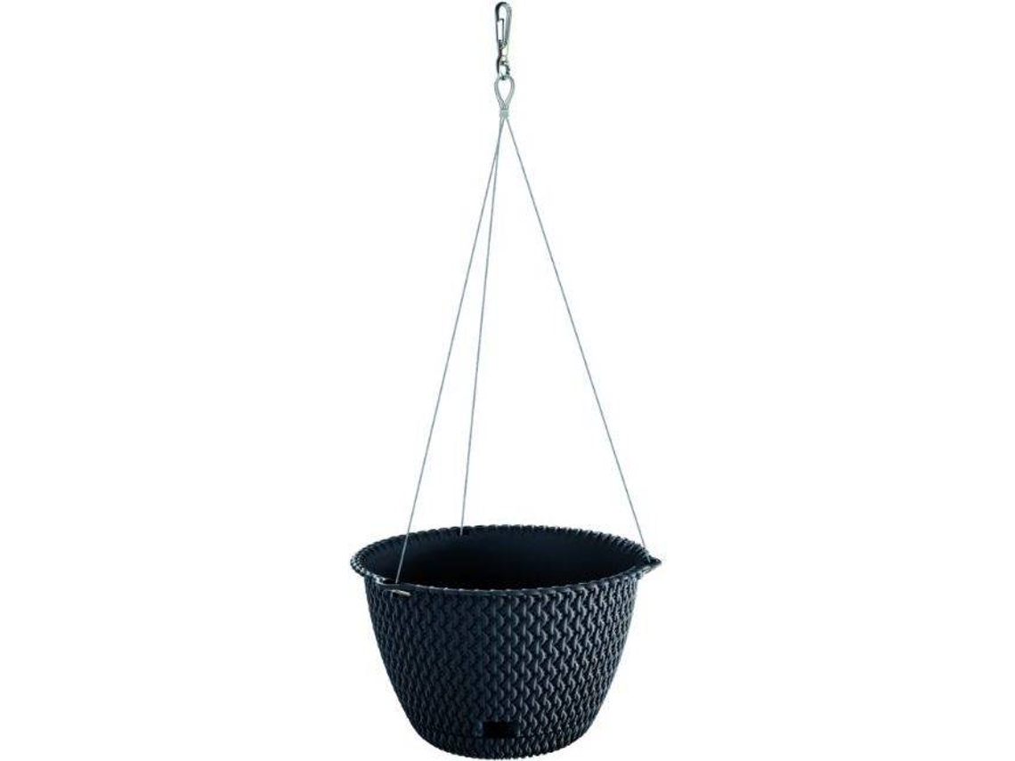 Maceta PROSPERPLAST Splofy Round WS (Gris - 27 x 27 x 16.6 cm)