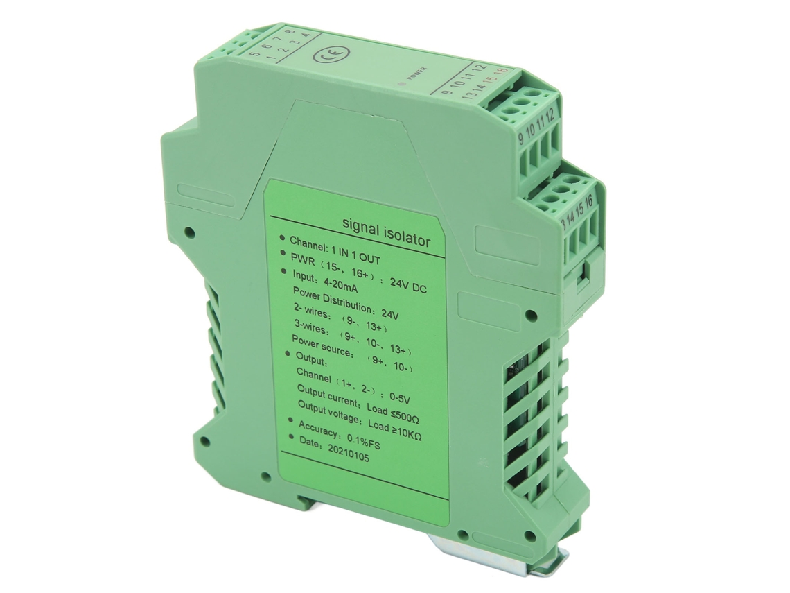 Aislador De Señal De Corriente Continua, 1 Entrada, 1 Salida, Acondicionador Antiinterferencias De 4-20 Ma, 24 V