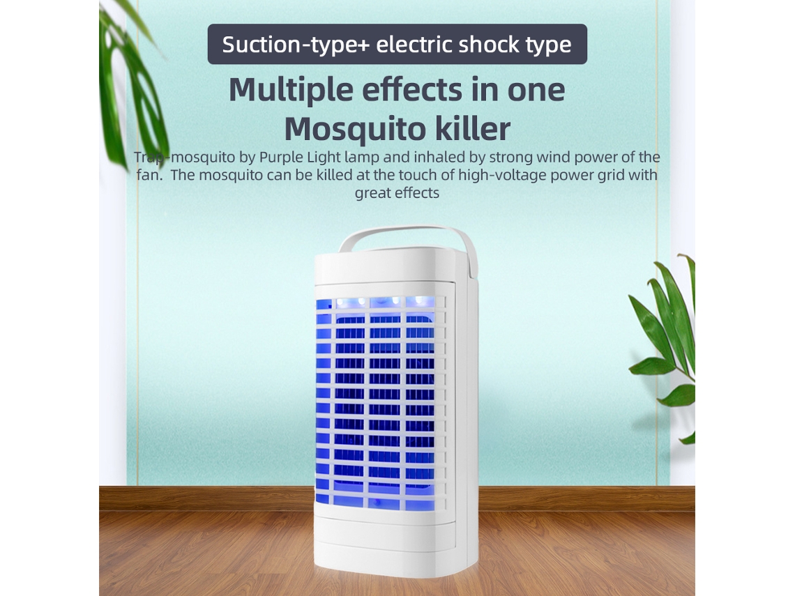 Insecticida eléctrico LED para mosquitos y moscas - Uso en interiores y exteriores