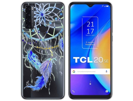 Carcasa TCL 20 SE TUMUNDOSMARTPHONE Dibujos Transparente Multicolor