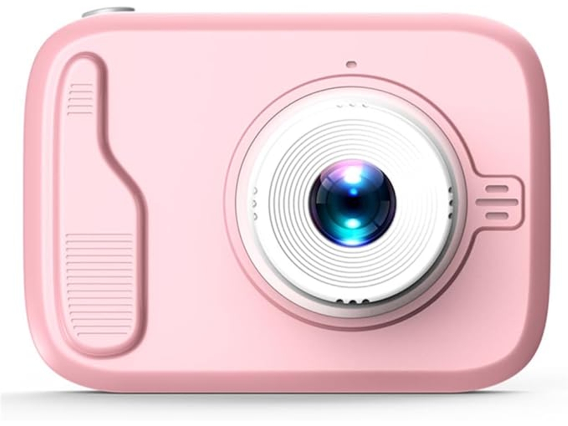 Cámara digital para niños, 20 millones de píxeles HD, doble enfoque, color rosa y azul
